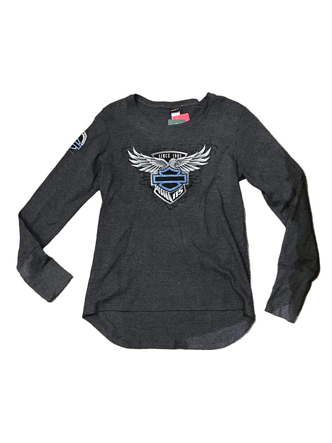 Harley Davidson Paducah, KY Women’s Grey Long Sleeve Top