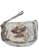 Load image into Gallery viewer, Western Hide Embellished Purse With Leather Detailing