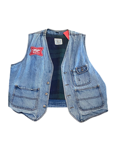 Canyon River Blues “Miller High Life” Denim Vest