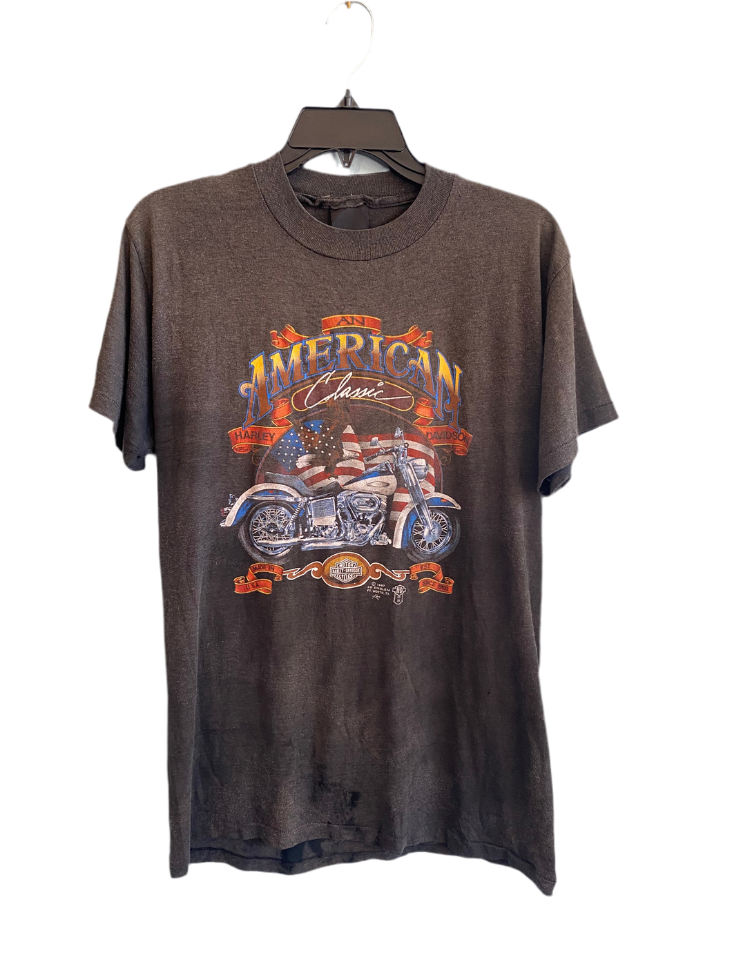 1987 ED Emblem Harley Davidson American Classic Shirt