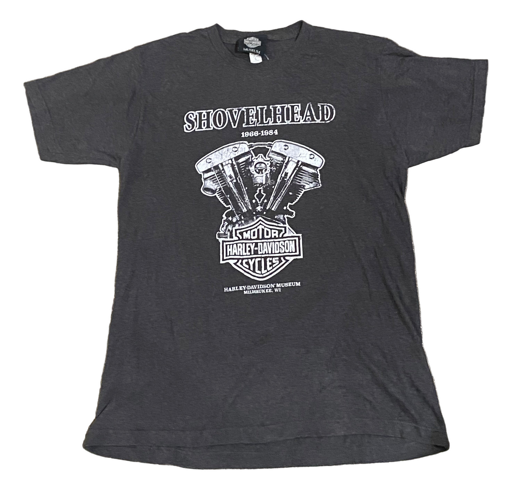Harley Davidson “Shovelhead” Engine 1966-1984 H.D. Museum Black T-Shirt