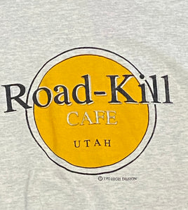 92’ Vintage Road-Kill Cafe Utah Grey T-Shirt