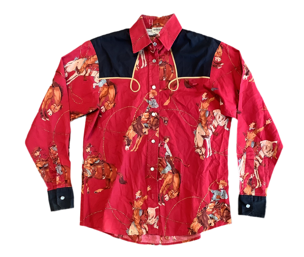 Vintage Western Pearl-snap