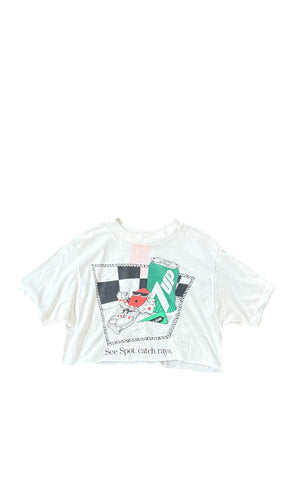 1988 7-Up  “See Spot  catch rays” Cropped Tee