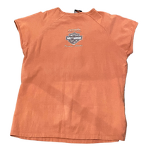 Load image into Gallery viewer, 2005 Harley Davidson Decatur, IL Burnt Orange Women’s Top