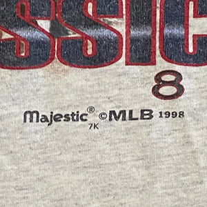 1998 Padres VS. Yankees MLB World Series Grey T-Shirt