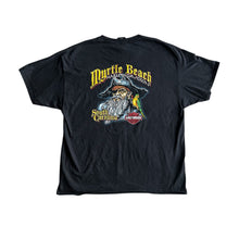 Load image into Gallery viewer, Fat &amp; Happy Myrtle Beach Harley Davidson Tee