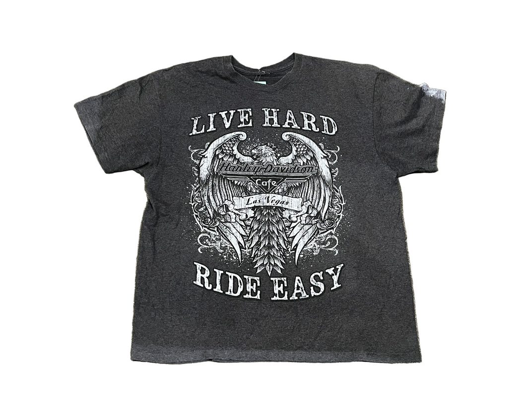 Harley Davidson “Live Hard, Ride Easy” Las Vegas, NV  T-Shirt