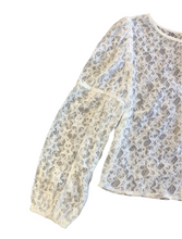 Load image into Gallery viewer, Sheer star long sleeve blouse