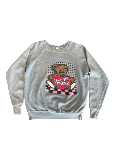 Love Me Tender Teddy Sweatshirt