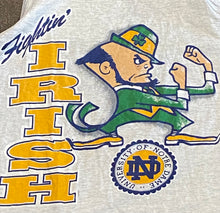 Load image into Gallery viewer, Vintage Notre Dame “Fightin’ Irish” Grey Tank Top