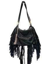 Load image into Gallery viewer, Western Leather Fringe Gun Embellishment Purse