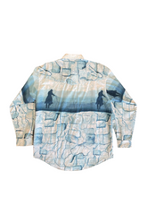 Load image into Gallery viewer, Western Plains Trading Co. Map Print Button-Down