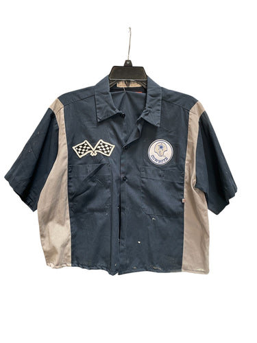 Cowboys Cropped Work Shirt