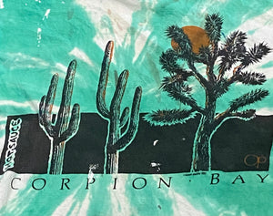 87’ Scorpion Bay “Hot Sauce” Ocean Pacific Green Tie Dye T-Shirt