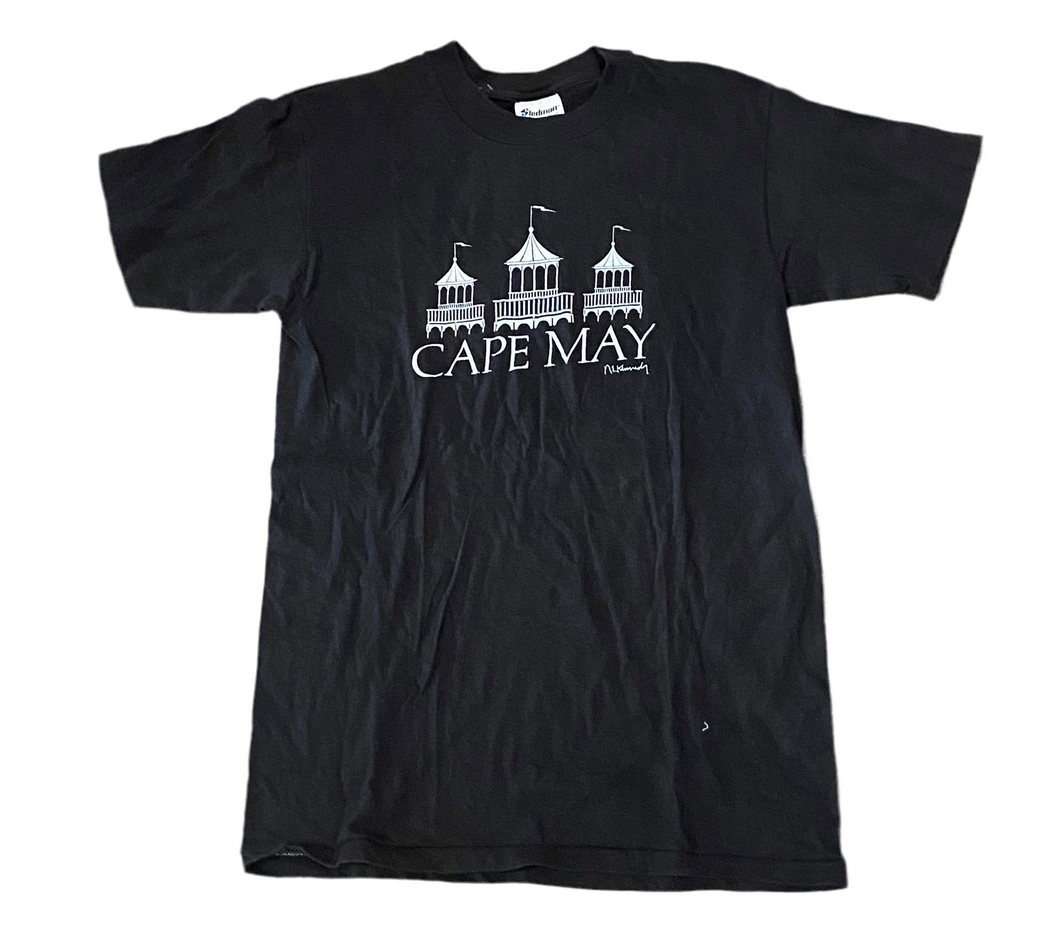 Vintage Cape May NE. Kennedy Black T-Shirt