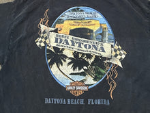 Load image into Gallery viewer, 2011 Harley Davidson American Flag Daytona Beach, FL Grey T-Shirt