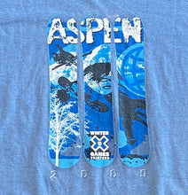 Load image into Gallery viewer, 2009 Aspen 13th Winter Games Blue T-Shirt