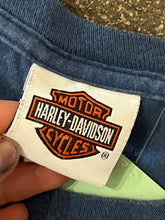 Load image into Gallery viewer, 2009 Harley Davidson Kentucky, TN Map &amp; Horses Blue T-Shirt