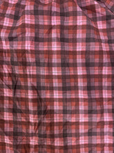 Load image into Gallery viewer, Plaid Long sleeve/ half button down