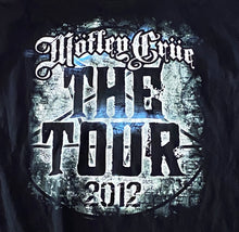 Load image into Gallery viewer, Motley Crue 2012 “The Tour” Black Concert T-Shirt