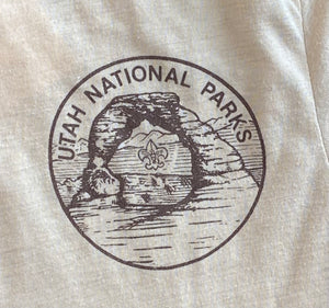Utah National Parks Tan T-Shirt