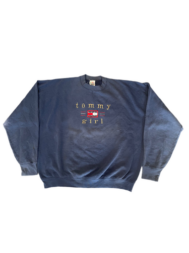 Vintage Embroidered Tommy Girl Crewneck