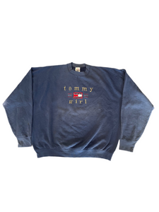 Vintage Embroidered Tommy Girl Crewneck