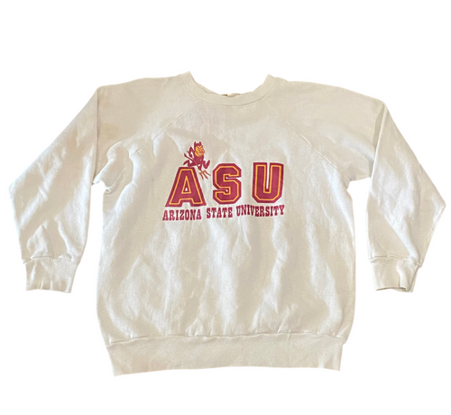 Vintage ASU Sundevils Ivory Sweatshirt