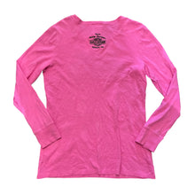 Load image into Gallery viewer, Hot pink Harley Davidson Altoona, PA long sleeve shirt