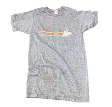 Load image into Gallery viewer, Vintage Washington, D.C. Striped Grey T-Shirt