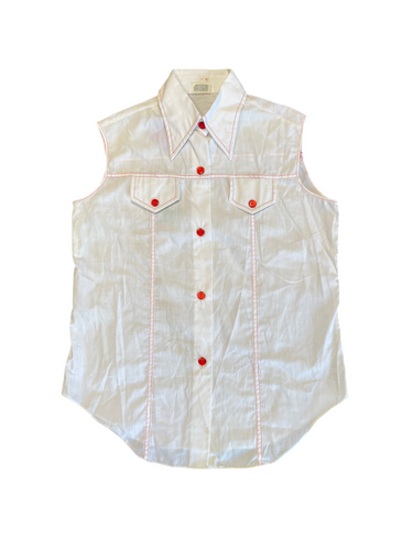 Vintage Ladies Western Button Up Shirt