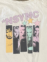 Load image into Gallery viewer, NSYNC Band Members and Stars White T-Shirt