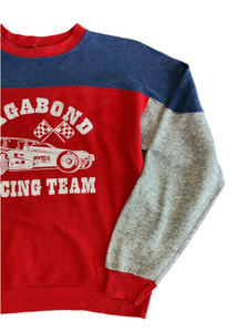 Vagabond Racing Team - Vintage Color-block Crewneck