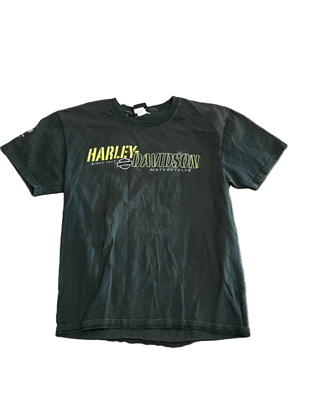 Harley Davidson Motorcycles “Fear No One” Green T-Shirt