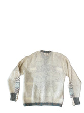 Load image into Gallery viewer, Cardigan w/ textured knit with cable knit