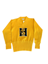 Load image into Gallery viewer, Vintage Varsity Band Patch Knit Sweater