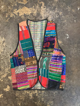 Load image into Gallery viewer, Funky Multicolored 2-Button Vest