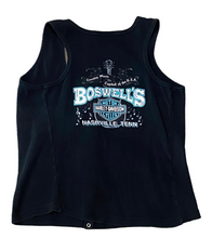 Load image into Gallery viewer, Harley Davidson Nashville, TN Button-Up Black Women’s Tank Top