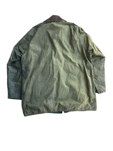 Dark green Barbour coat