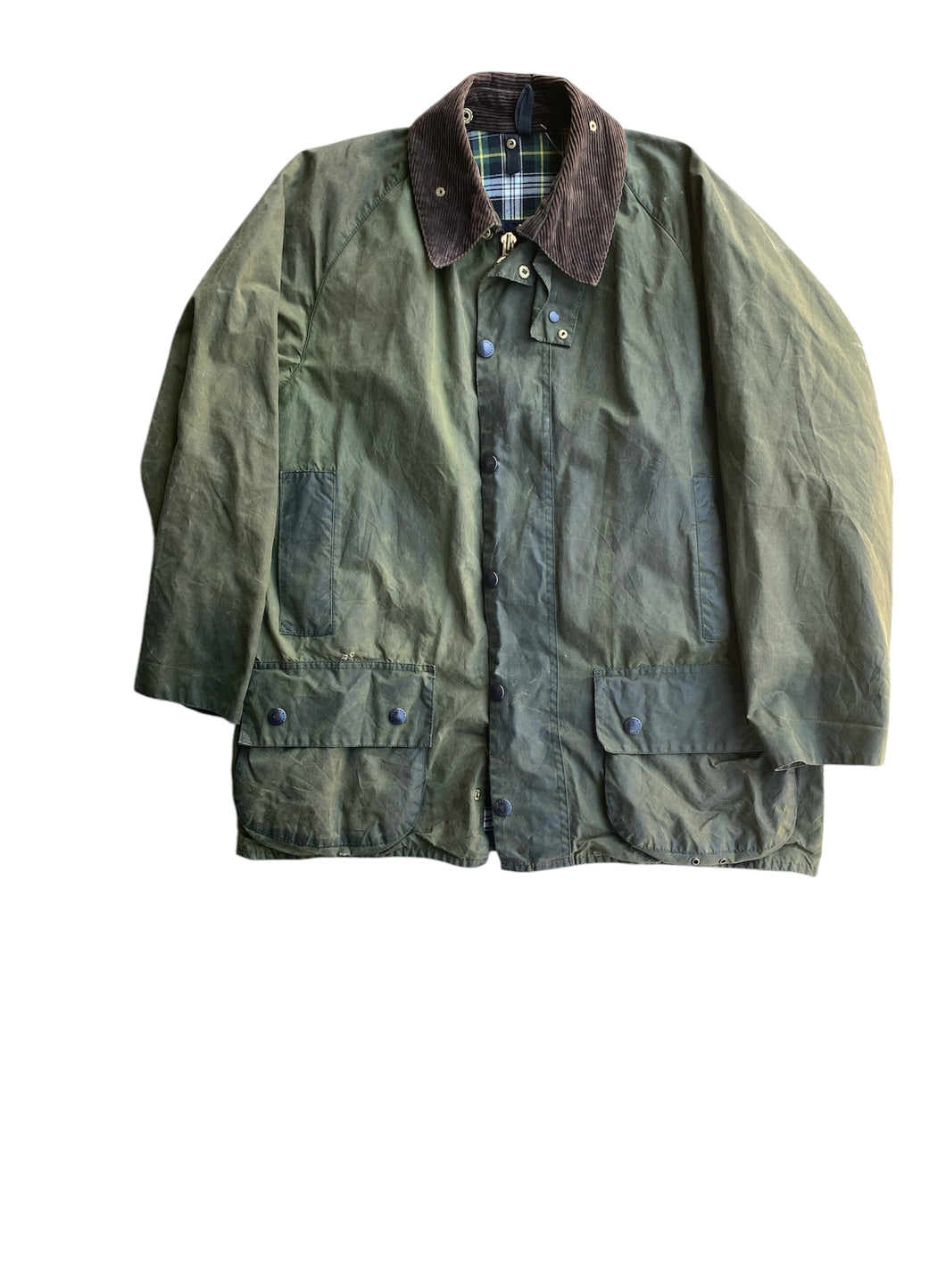 Dark green Barbour coat