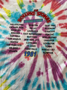 Rolling Stones tie-dye tee￼