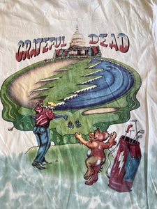 Vintage Grateful Dead golf tour tee