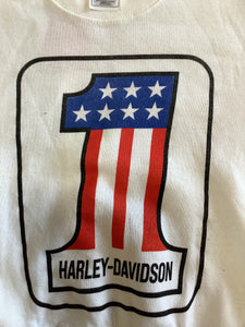 Harley Davidson cut off sweatshirt