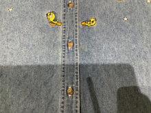 Load image into Gallery viewer, Tweety Bird Denim Vest
