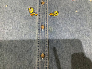 Tweety Bird Denim Vest