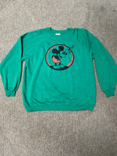 Load image into Gallery viewer, Dead stock green Smoking Mickey crewneck