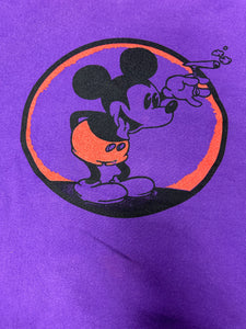 Dead stock purple smoking Mickey crewneck