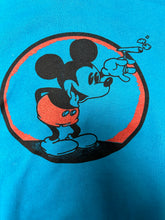 Load image into Gallery viewer, Dead stock light blue smoking Mickey crewneck
