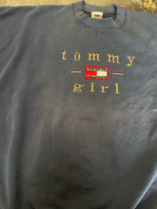 Vintage Embroidered Tommy Girl Crewneck